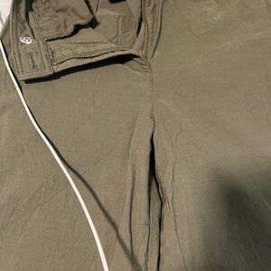Women’s Nicole Miller Olive Green Chino Pants